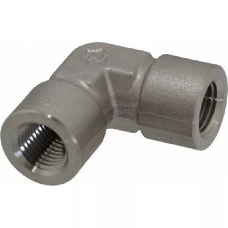 Ham-Let 1/4 316 Stainless Steel Pipe 90 Female Elbow FNPT x FNPT Ends, 6,200 psi 3000963 - 87954863
